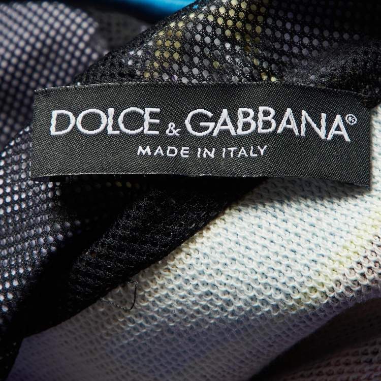 Pre Owned Dolce & Gabbana Multicolor Superhero King Print Cotton Hoodie L