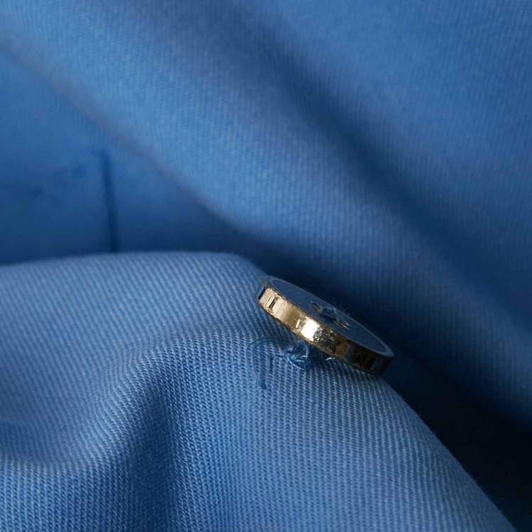 Pre Owned Dolce & Gabbana Blue Gabardine Tailored Double Breasted Blazer XL