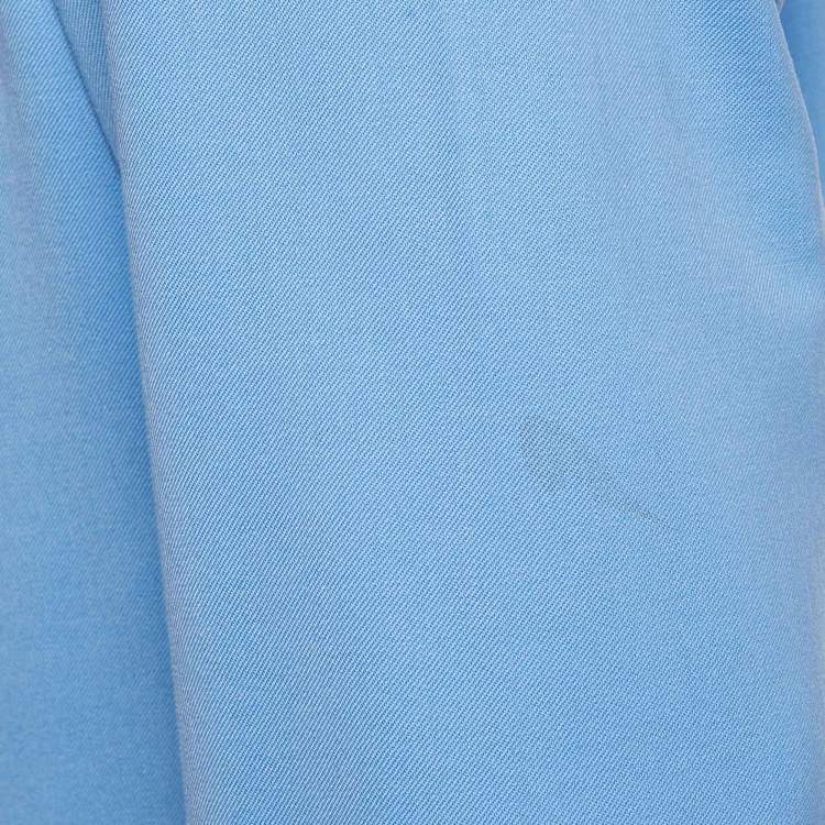 Pre Owned Dolce & Gabbana Blue Gabardine Tailored Double Breasted Blazer XL