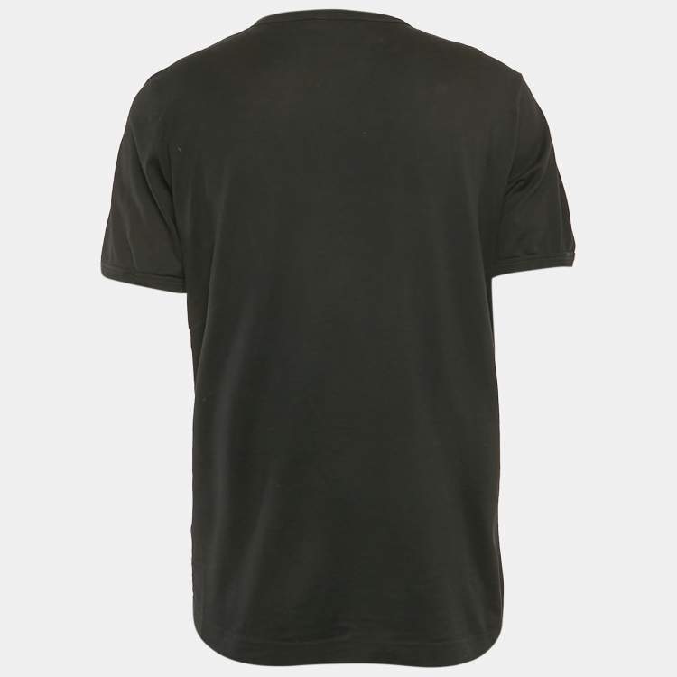 Pre Owned Dolce & Gabbana Black Jersey Crew Neck T-Shirt XL