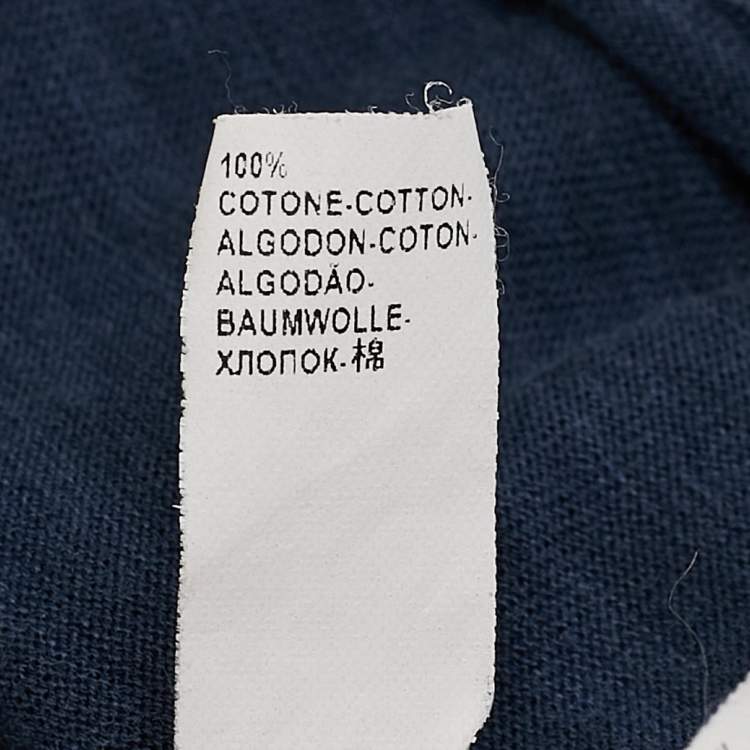 Pre Owned Dolce & Gabbana Underwear Blue Melange Jersey T-Shirt XL