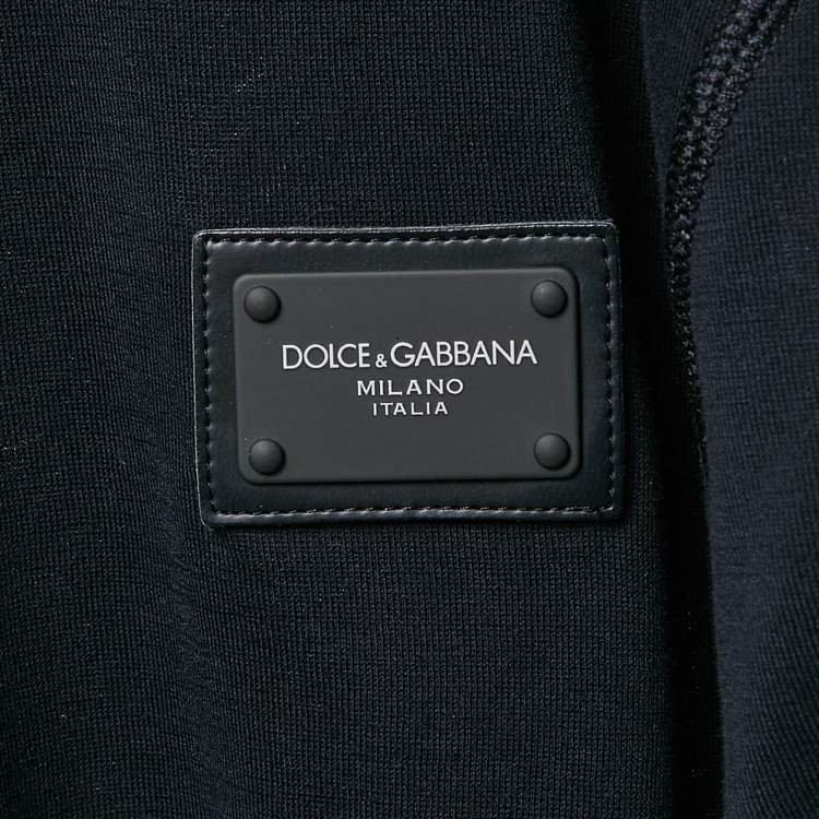 Pre Owned Dolce & Gabbana Navy Blue Cotton Crew Neck T-Shirt M