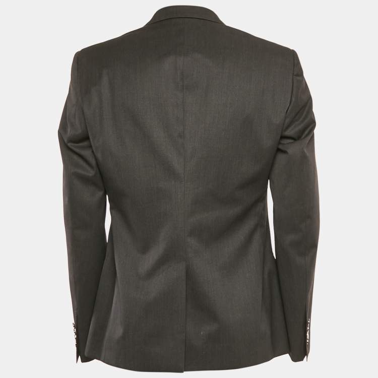 Pre Owned Dolce & Gabbana Black Wool Single Breasted Tailored Martini Blazer XL