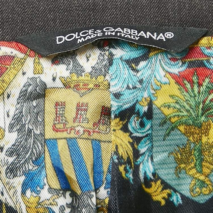 Pre Owned Dolce & Gabbana Black Wool Single Breasted Tailored Martini Blazer XL