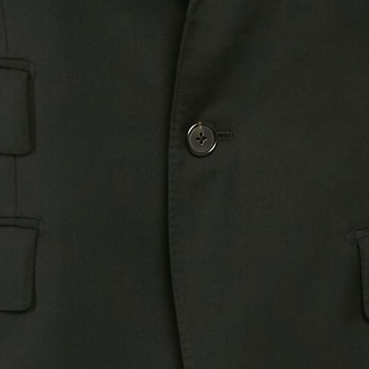 Pre Owned Dolce & Gabbana Black Wool Tailored Suit M