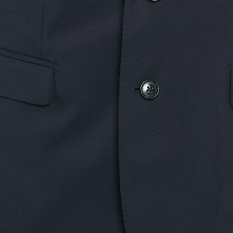 Pre Owned Dolce & Gabbana Blue Wool Tailored Suit M