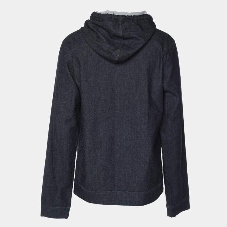 Pre Owned Dolce & Gabbana Blue Cotton James Dean Sweatshirt XXXL