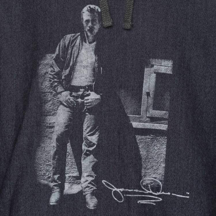 Pre Owned Dolce & Gabbana Blue Cotton James Dean Sweatshirt XXXL