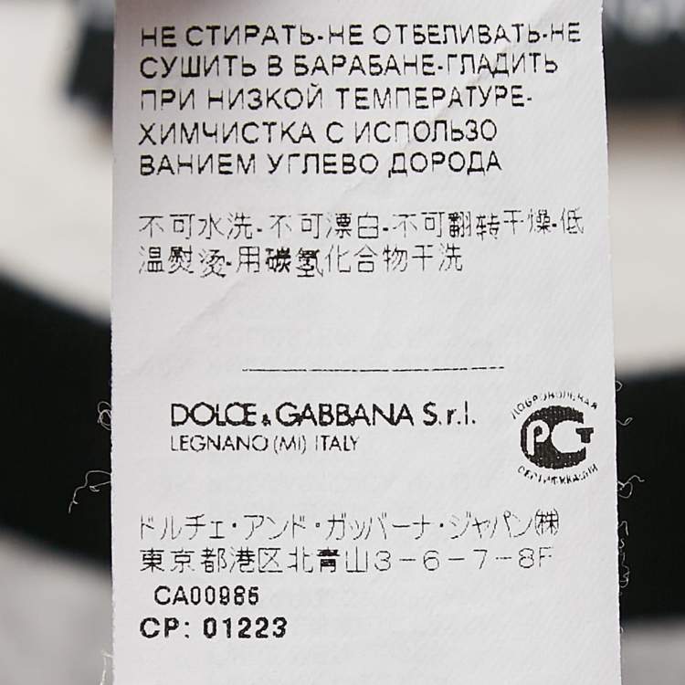 Pre Owned Dolce & Gabbana Grey James Dean Print Cotton Applique Detail Sweatshirt M