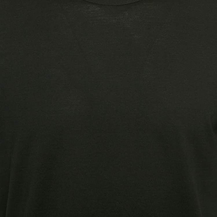 Pre Owned Dolce & Gabbana Black Jersey Crewneck T-Shirt L