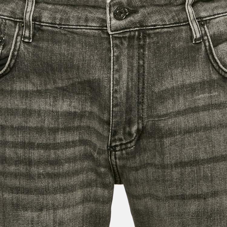 Pre Owned Dolce & Gabbana Grey Denim Regular Fit Jean XL Waist 36"