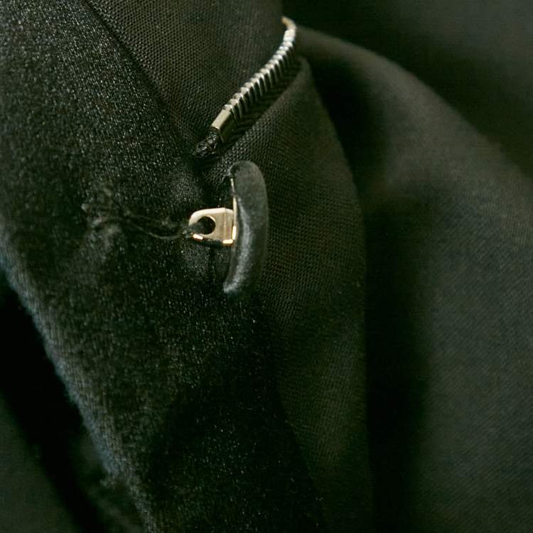 Pre Owned Dolce & Gabbana Black Wool Blend Tailored Martini 3pc Pants Suit M
