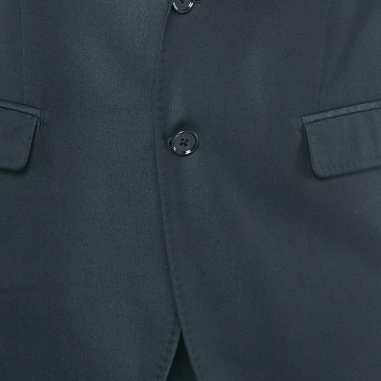 Pre Owned Dolce & Gabbana Midnight Blue Wool Blend Tailored Suit M