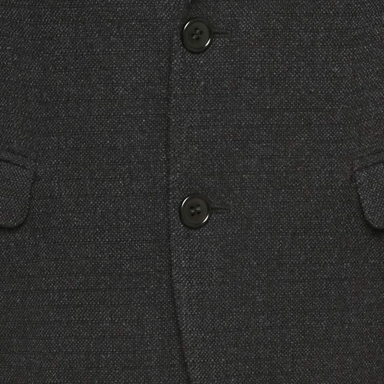 Pre Owned Dolce & Gabbana Black Wool Tailored Sicilia Blazer M