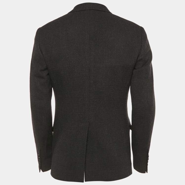 Pre Owned Dolce & Gabbana Black Wool Tailored Sicilia Blazer M