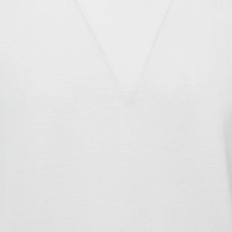 Pre Owned Dolce & Gabbana White Jersey Crewneck T-Shirt XXL