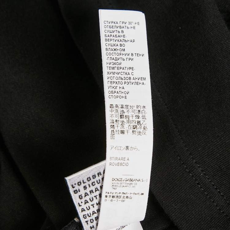 Pre Owned Dolce & Gabbana Underwear Black Jersey Sleeveless T-Shirt L