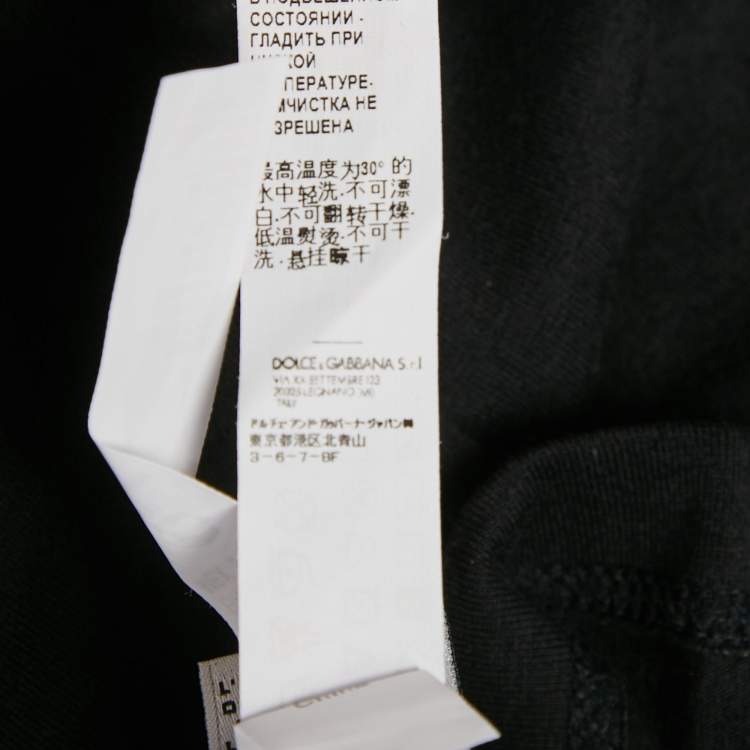 Pre Owned Dolce & Gabbana Underwear Black Jersey Sleeveless T-Shirt L