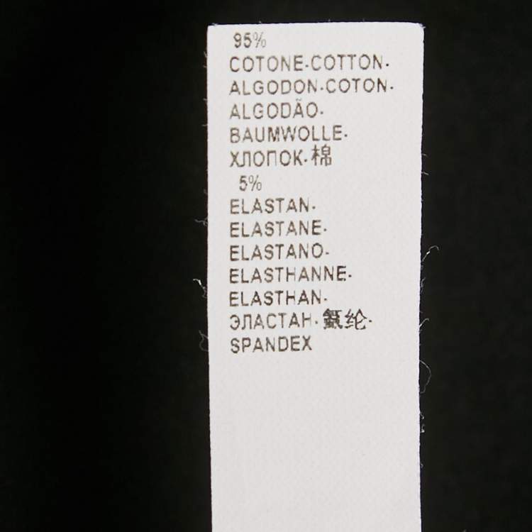 مملوكة مسبقًا Dolce & Gabbana Underwear Black Jersey Sleeveless T-Shirt L