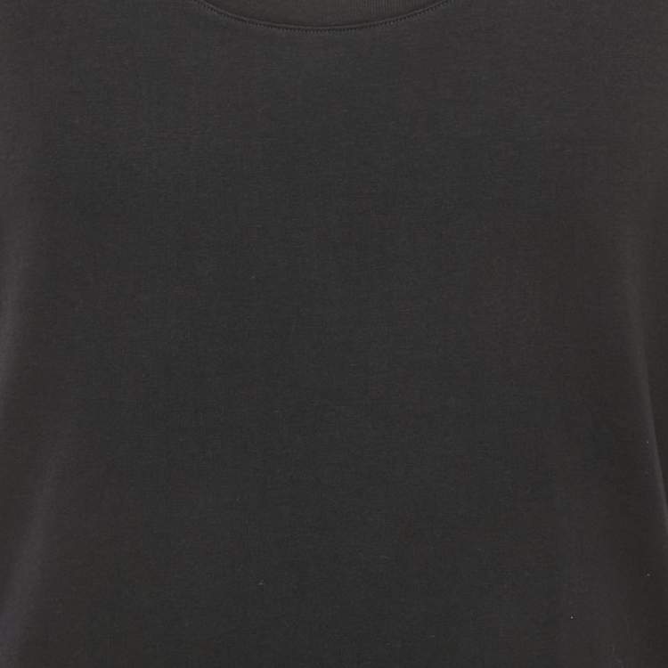 مملوكة مسبقًا Dolce & Gabbana Underwear Black Jersey Sleeveless T-Shirt L