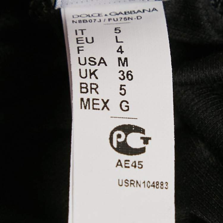 Pre Owned Dolce & Gabbana Underwear Black Jersey Sleeveless T-Shirt L