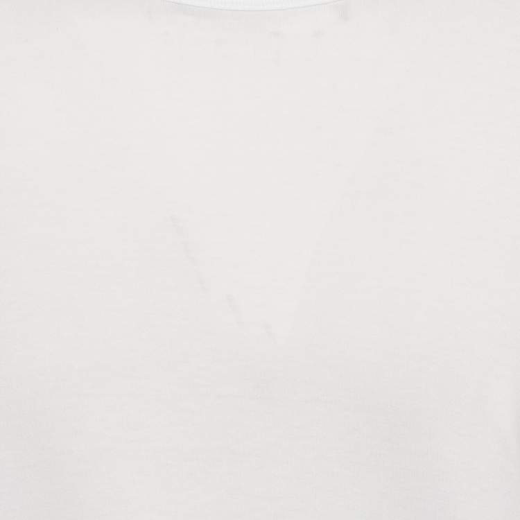 Pre Owned Dolce & Gabbana White Jersey Crewneck T-Shirt XXL