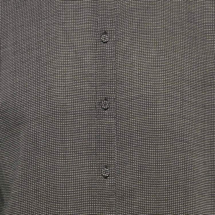 Pre Owned Dolce & Gabbana Black Cotton Button Front Shirt XL