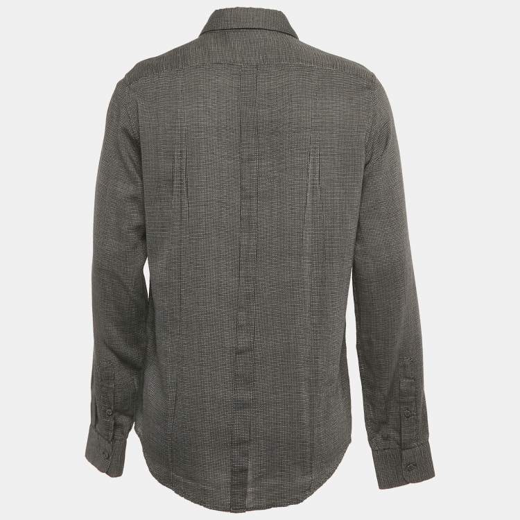 Pre Owned Dolce & Gabbana Black Cotton Button Front Shirt XL