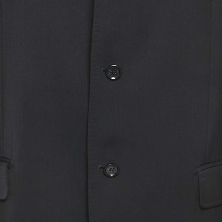 Pre Owned Dolce & Gabbana Navy Blue Wool Single Breasted Suit XXXL