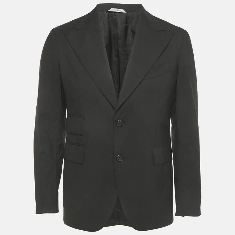 Pre Owned Dolce & Gabbana Black Wool Tailored Blazer M