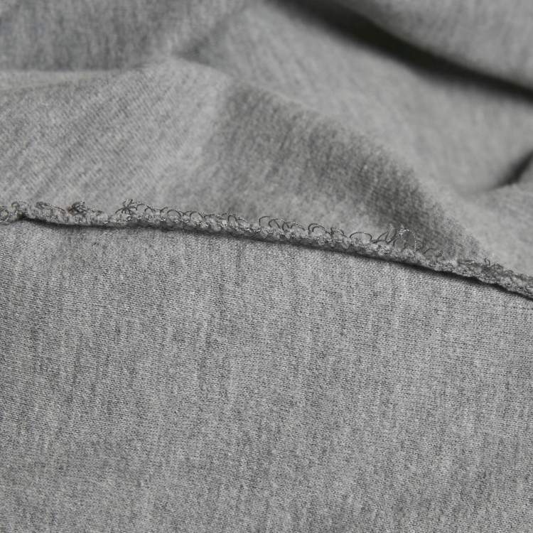 Pre Owned Dolce & Gabbana Grey Cotton Logo Plaque Detail Hoodie L