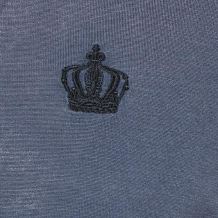 Pre Owned Dolce & Gabbana Blue Jersey Crew Neck T-Shirt L