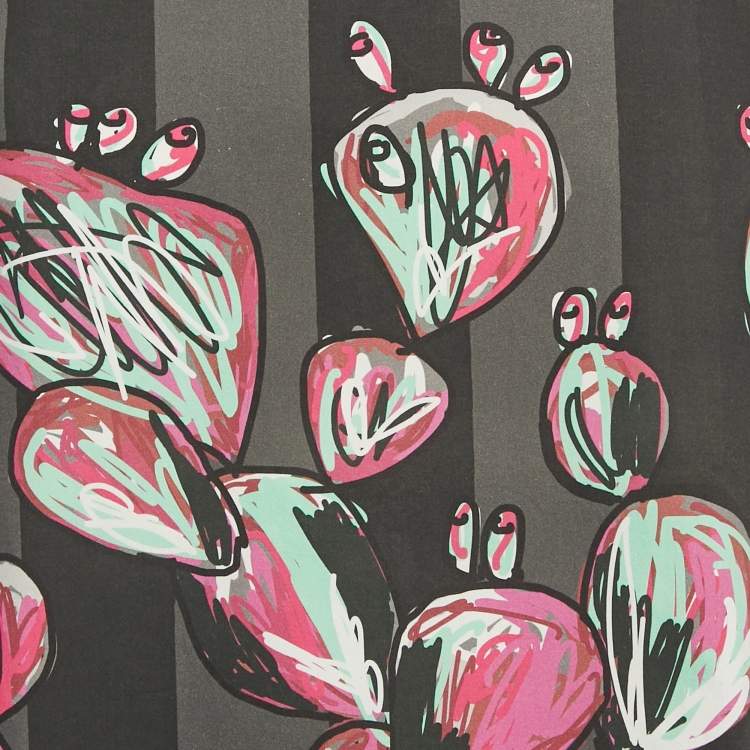 Pre Owned Dolce & Gabbana Grey Printed Cotton Crewneck T-Shirt M