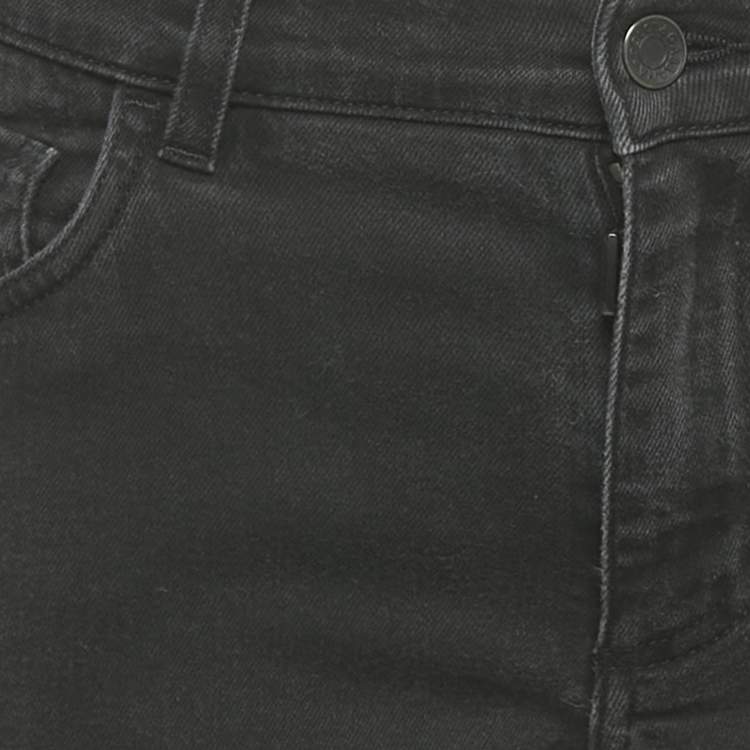 Pre Owned Dolce & Gabbana Black Denim Slim Fit Jeans M Waist 33"