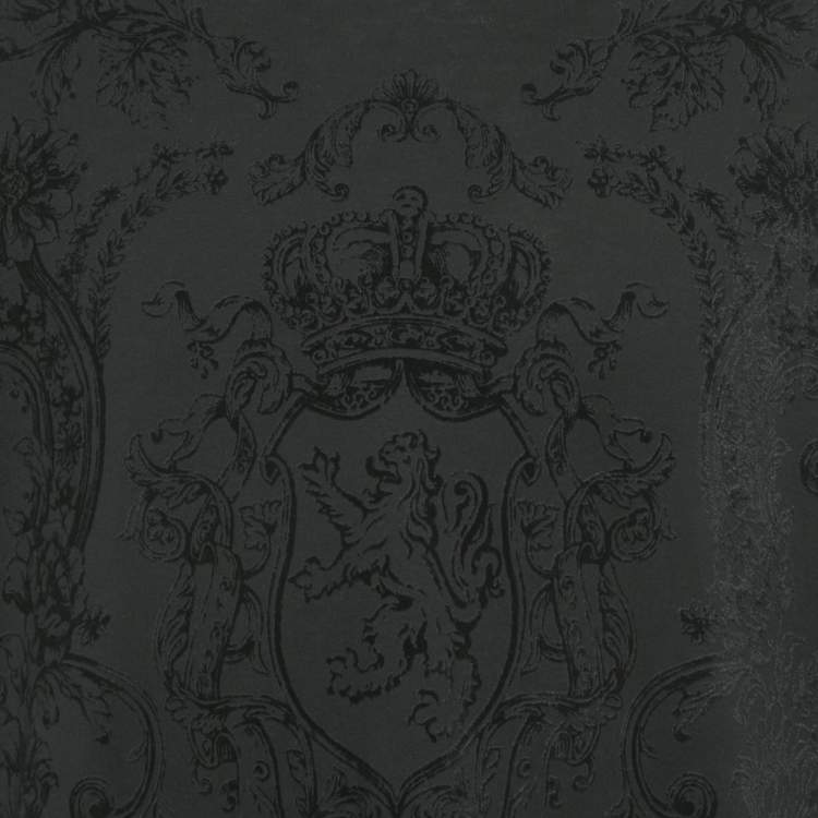 Pre Owned Dolce & Gabbana Black Flocked Jersey Crew-Neck T-Shirt 5XL