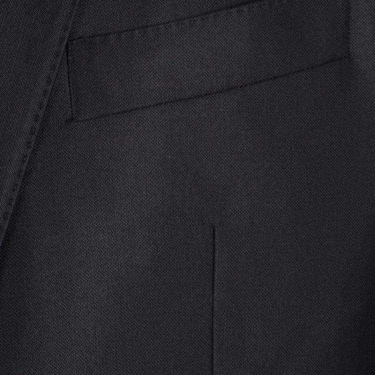 Pre Owned Dolce & Gabbana Black Wool Silk Tailored Martini Blazer XL