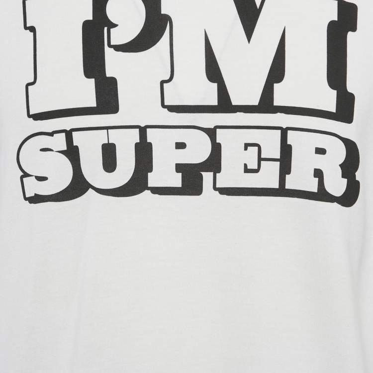 Pre Owned Dolce & Gabbana White Printed Jersey T-Shirt S