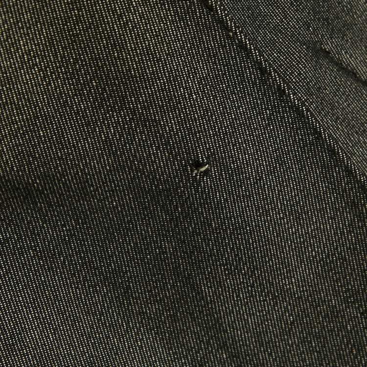 Pre Owned Dolce & Gabbana Black Denim Long Coat L