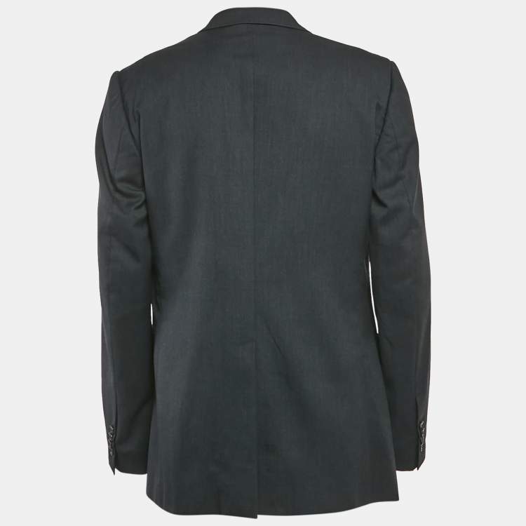 مملوكة مسبقًا Dolce & Gabbana Black Wool Single Breasted Blazer XXL