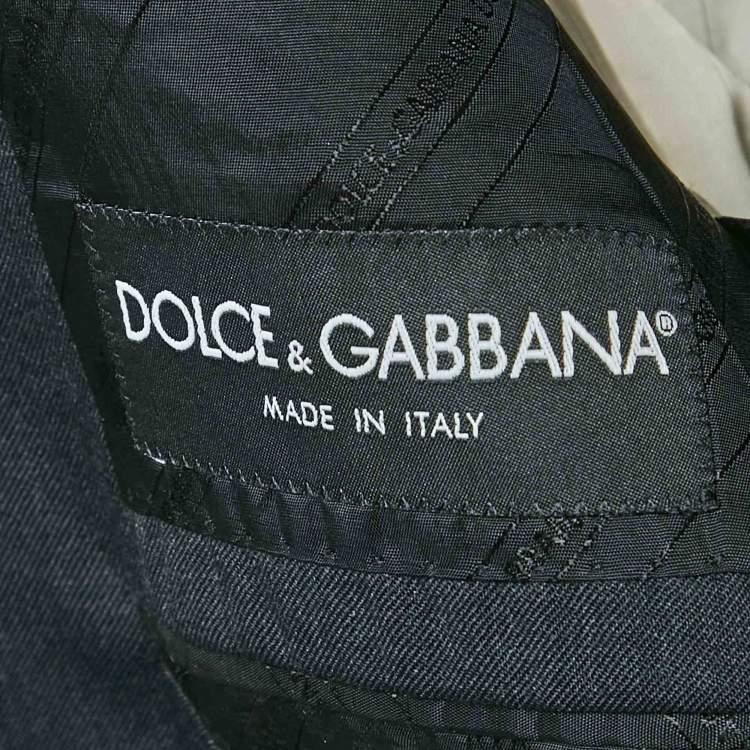 مملوكة مسبقًا Dolce & Gabbana Black Wool Single Breasted Blazer XXL
