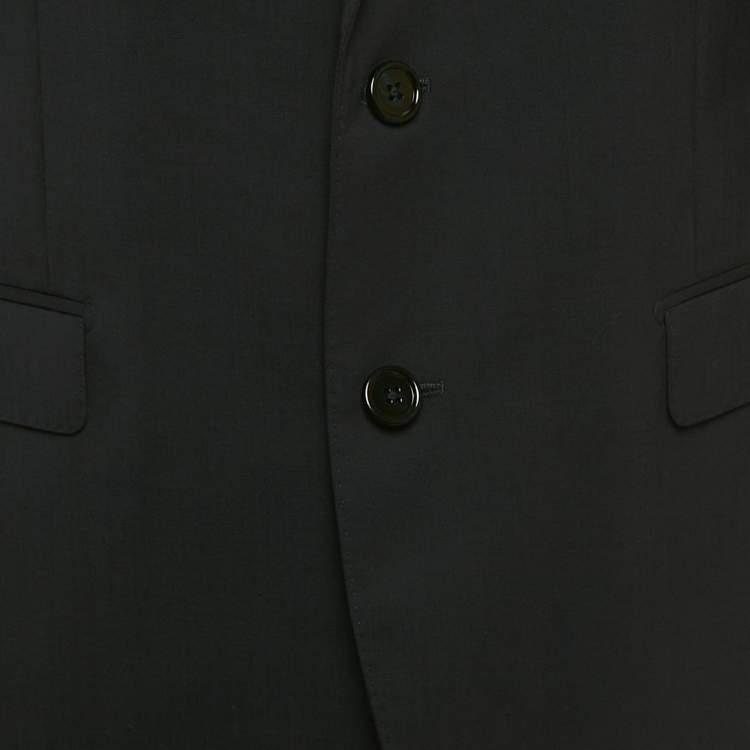 Pre Owned Dolce & Gabbana Navy Blue Wool Martini Suit L