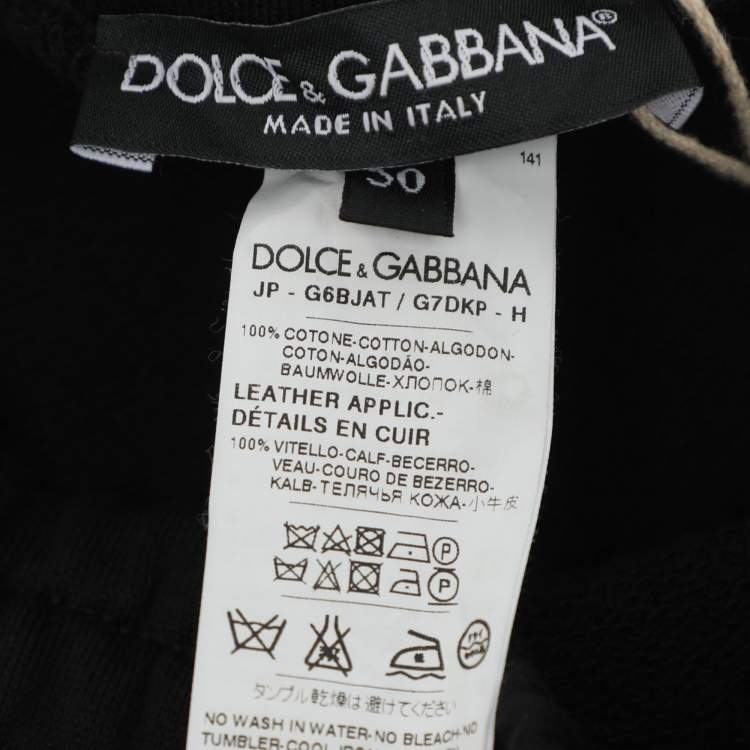 Pre Owned Dolce & Gabbana Black Knit Jogger L