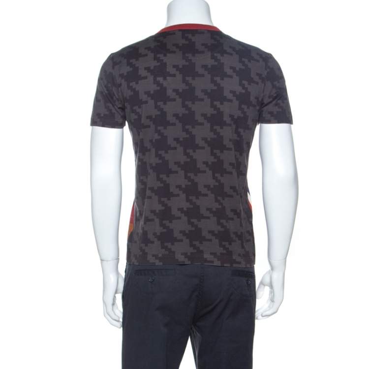 مملوكة مسبقًا Dolce & Gabbana Multicolor Erupting Volcano Print Cotton T-Shirt S