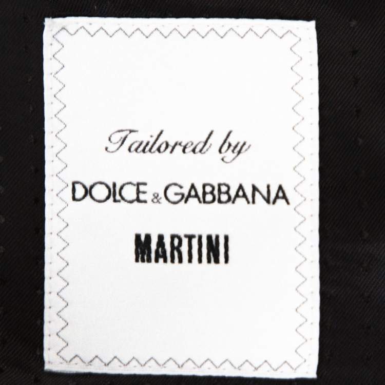 Pre Owned Dolce & Gabbana Red Silk Martini Vest and Tuxedo Blazer Set S