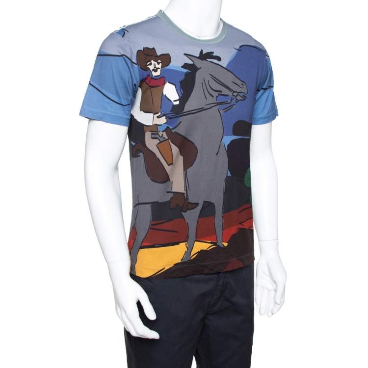 Dolce & Gabbana Jersey T-shirt With Tiger Print for Men