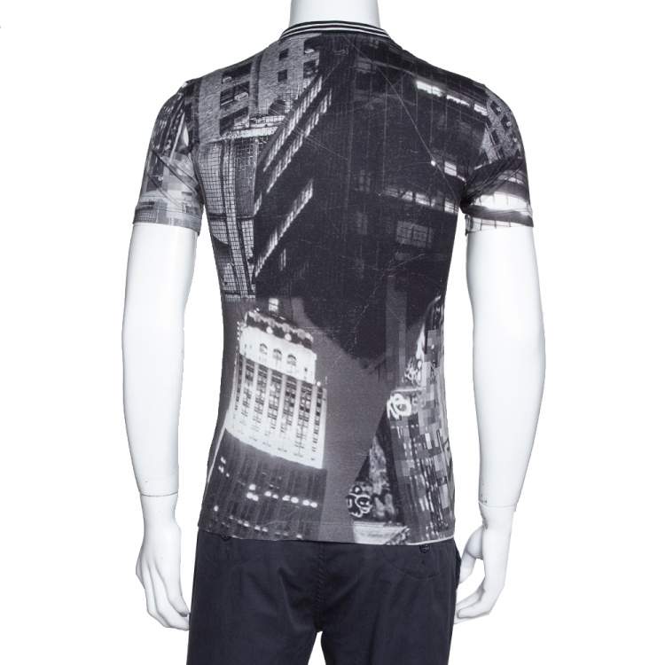 Pre Owned Dolce & Gabbana Grey Marilyn Monroe Print Cotton T-Shirt XS