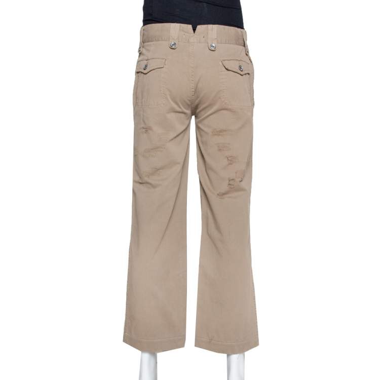 distressed cargo pants