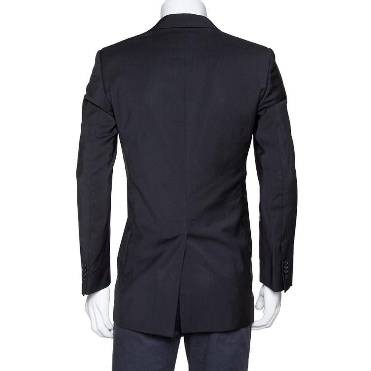Pre Owned Dolce & Gabbana Black Wool Tailored Jacket XS