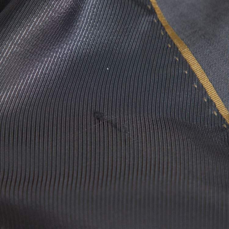 Pre Owned Dolce & Gabbana Gold Grey Wool Two Buttoned Jacket L