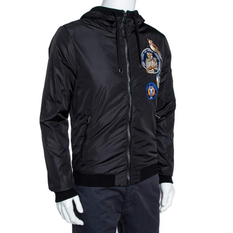 DG Bomber Jacket in Black - Dolce Gabbana